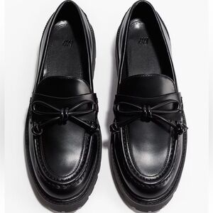 H&M Bow Chunky Loafers